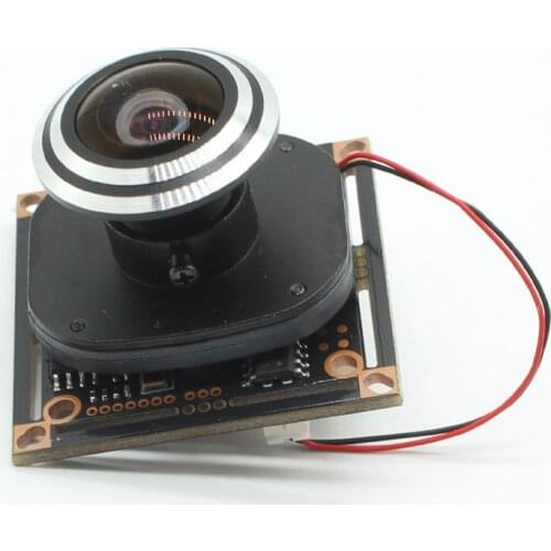 HD 1080P AHD 1/2.9" Sony IMX323 + NVP2441 Starlight Low illumination CCTV board camera module PCB +1.7mm fisheye lens