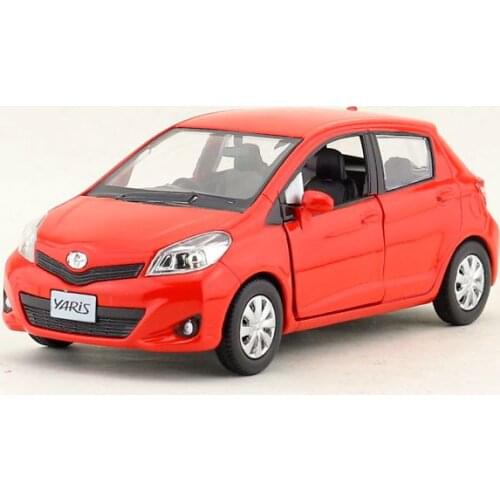 Hot 1:36 Toyota Yaris/Vitz alloy model,simulated die-casting pull back door,birthday gift childrens toys,free shipping