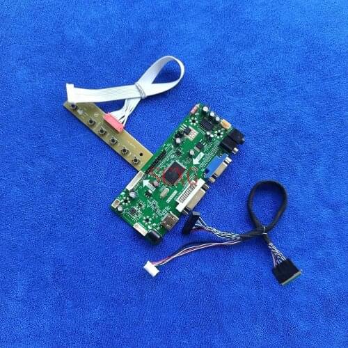 M.NT68676 Fit N156B6/N156BGE/NT156WHM LCD screen controller board 40 Pin LVDS 1366*768 DVI VGA HDMI-compatible DIY Kit 60Hz WLED