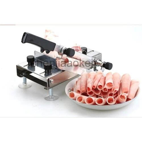 Stainless steel meat Slicer Ginseng Slicing Machine Antler Chinese herbal slicing machine Manual food Cutting Machine 1pc