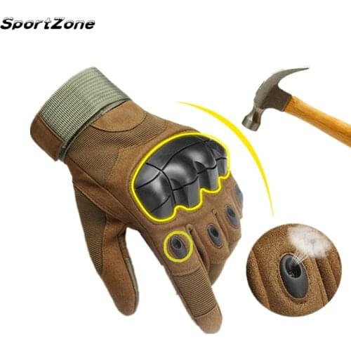Hunting Gloves Army Military Tactical Gloves Men Paintball Airsoft CS Shooting Outdoor Climbing Hiking Camping Fingers Protect