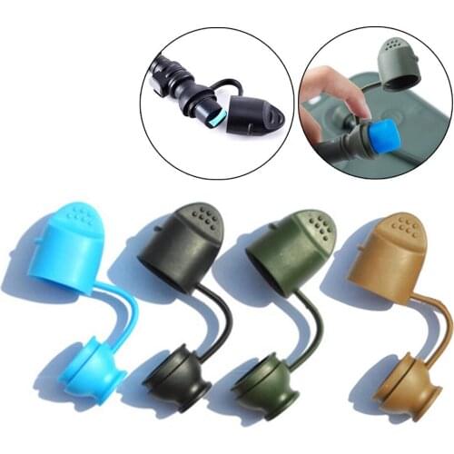 Hydration Packs Bag Tube Bite Valve Dust Cap Cover Hiking Cycling Water Bladder Pipe Mouthpiece Bite Valve Cover Replacement