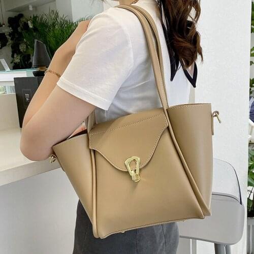 High Quality Women Pu Leather Handbags Tote Bags Fashion Purse Shoulder Bag Designer Casual Female Large Capacity Messenger Bags