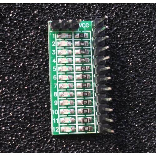 LED Module, LED Module, 12 Channels, Common Anode, Public VCC