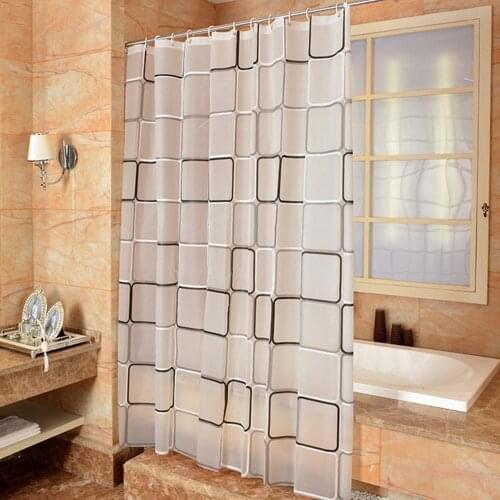 Bathroom Shower Curtain 3D Waterproof Mildew Proof PEVA Bath Curtain Shower Curtains Environmental Toilet Door Curtain