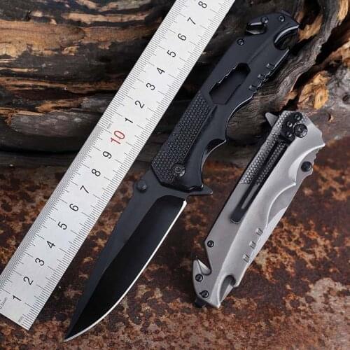 5CR15MOV Military Folding High Hardness Tactical Knife Survival Hunting Camping Quick Open Sharp Blade Knifes Multi Tools