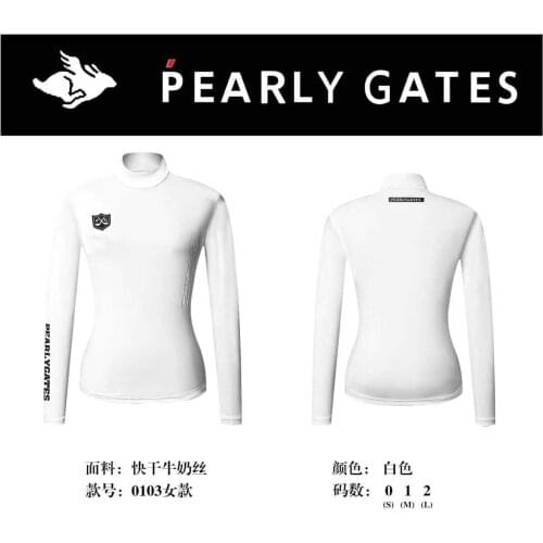 Womens Golf Long Sleeve Base Coat Summer Ultra Thin Sunscreen Underwear Ultraviolet-Proof