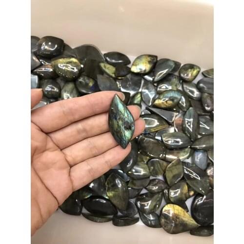 1kg natural sparkling labradorite quartz crystal pendant free shipping