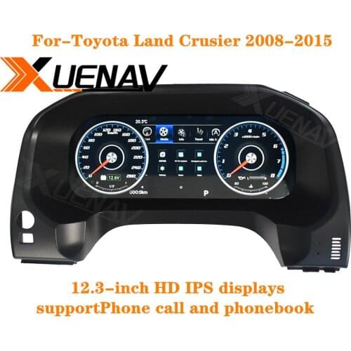 Car For Toyota Land Crusier Prado 2010-2020 car instrument For Toyota LCD Meter instrument dashboard screen Car GPS Navigation
