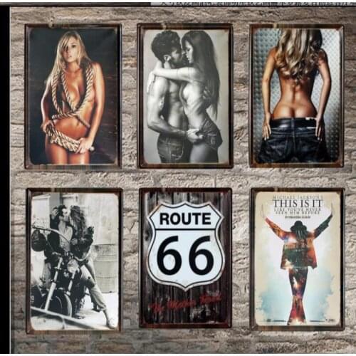 20pcs/lot Metal Sign shabby chic Classic Film Roman Holiday Special Collectors Edition Tin Signs Large 40x60cm Mixed Patterns