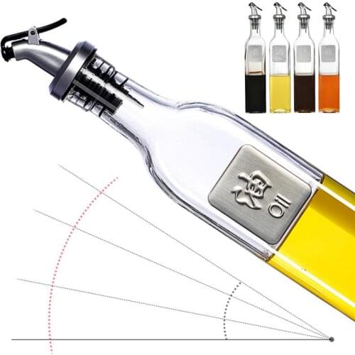 500ml Oil Bottle Oil Sprayer Oil Dispenser Bar Storage Bottles Liquid Container Leakproof Vinegar Convenient