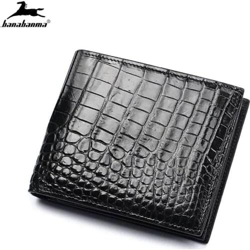 Crocodile Skin Wallet Men 2021 Pu Leather Small Zipper Short Men Wallets Credit Card Holders Coin Pocket Purse Wax Oil Skin