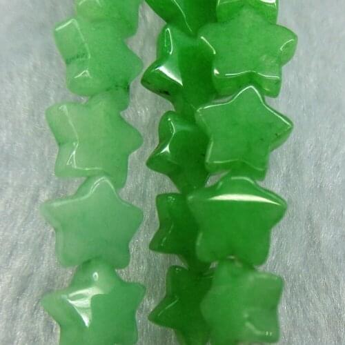 40pcs/lot Malaysian Jades Bulk Natural Stone Beads Stars Quartz Loose Beads Charm for DIY Necklace Bracelets Jewelry Making Free