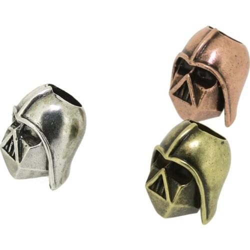 Dankaishi Punk Jewelry Accessories Roman Spartans Helmet Charm Warrior Gladiator Helmet Connector Finding for DIY Jewelry Making