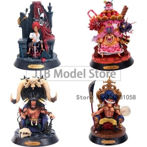 One Piece GK Action Figure Kaido Anime Model Akakami No Shankusu 23cm PVC Statue Collection Toy Edward Newgate Kid Gift Figma