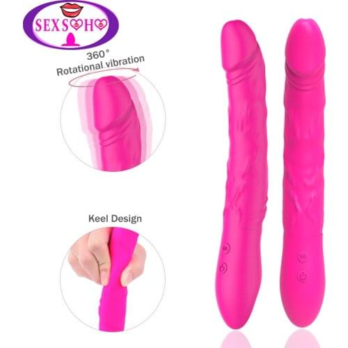 Dildo Vibrator in Vibrators 9 modes Sex Toy for Women soft Magic Wand Female Vagina Clit Anal Massager masturbator Adult Product