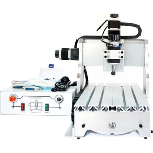 CNC router lathe 3020 Z-D300 engraver milling machine with USB adapter for wood carving