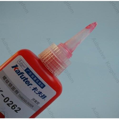 Hot sale 10pcs/lot kafuter K-0262 50g high-strength thread sealant thread locking glue screw anaerobic adhesive