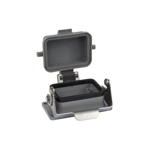 HDXBSCN Industrial rectangular heavy duty connector HDC HE-006 Han B 6 cores 16A waterproof aviation plug