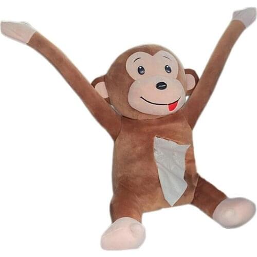 Creative Cartoon Monkey Home Office Car Hanging Paper Tissue Napkin Box Portable Box Cover Paper Holder A6B4