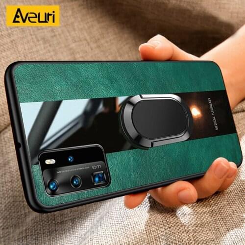 Magnetic Car Holder Leather Phone Case For Huawei P9 P10 P20 Lite P30 P40 Lite Pro Nova 2 3 3i 4 5T P Smart Z 2019 Cover Case