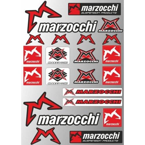 Marzocchi Bomber Fork / Suspension Graphic Kit Sticker Adhesive Set Bike Bicycle Cycling Decals