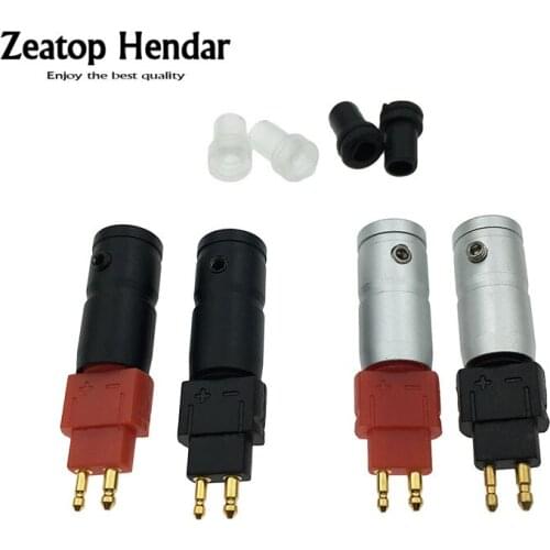 1Pair Hifi Earphone Copper Pin Male Plug for HD650 HD600 HD580 HD25 HD414 HD430 Headset Cable DIY Headphone Jack Connector