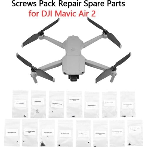 Screws Pack Repair Spare Parts for DJI Mavic Air 2 Maintenance Kit Repair Spare Bag for Mavic Air 2 Replacement Drone Accessory