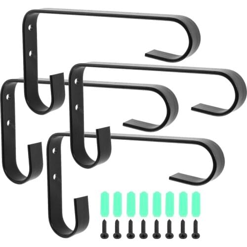 4/2 PCS Wall Hanging Rack Lamp Plant Flowerpot Hanger Bracket 6.6 inch Flower Pot HangerStorage Hook Shelf Home Garden Decor