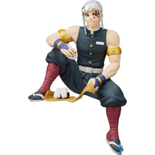 Pre-Sale Demon Slayer Uzui Tengen Instant Noodle Press Anime Figure Model Desktop Ornament Collectibles Model Toy Anime Toy Gift