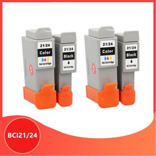 Compatible BCI21 21 BCI24 24 Inkjet Cartridge For Canon Printers Ink PIXMA iP1000 iP1500 iP2000 MP110 MP130 Printer Cartridges