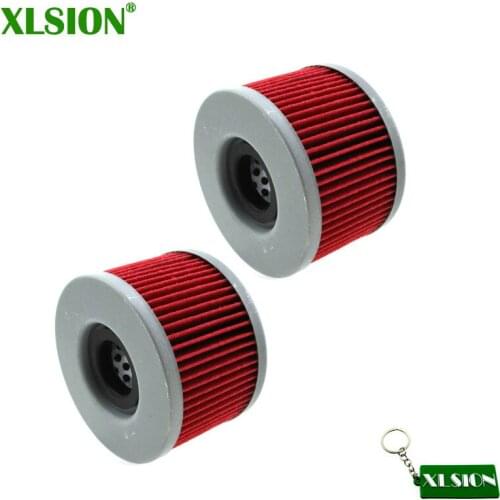 XLSION 2pcs Oil Filter For Honda 154A1-415-000 CM250TB CM400E CB450SC CBX550 GL500 GL500I CX650 Motorcycle