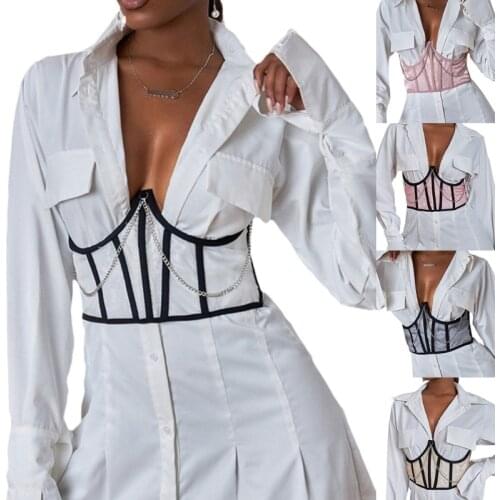 Women Sexy Boned Overbust Corset Black Bustier Waist Cincher Bodyshaper Black Corset Tops For Women To Wear Out