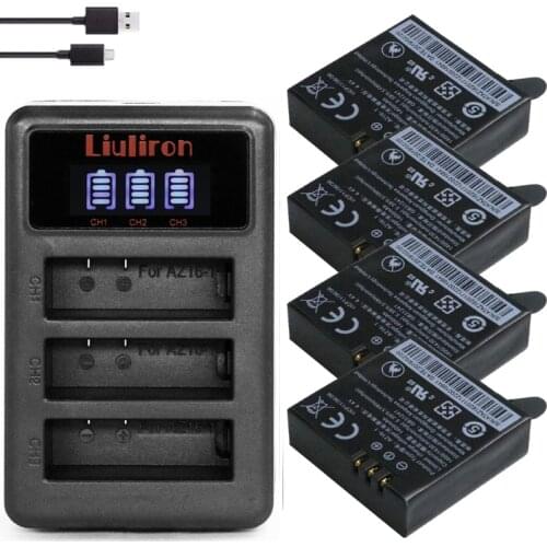 1400mAh Xiaomi Yi Batteries +3 ways USB Charger for yi Xiaomi Yi Action Camera International Version camera