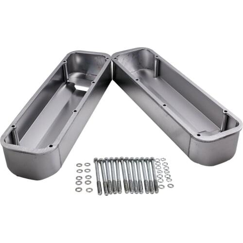 Aluminum Cam Valve Covers Stain Finish for Ford V8 BBF 429 460 Engines 1968-Up Big Block
