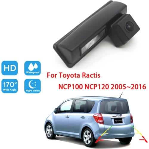 Car Rear View Camera For Toyota Ractis NCP100 NCP120 2005 ~ 2016 Reversing Camera Full HD CCD Night Vision high quality RCA