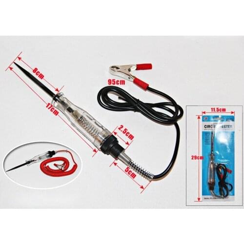 C073 0-24V ABS Security Automotive Car Test Pen Pencil Auto Truck Motorcycle Tester Car Voltage Testing Tools