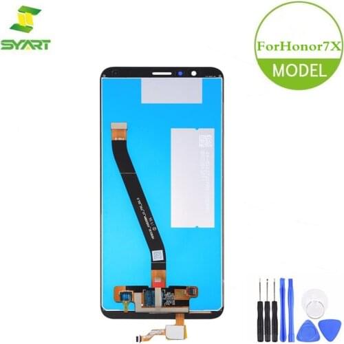 For Huawei Honor 7X BND-L21 BND-L22 BND-L24 5.93 inch LCD display For Mate SE Touch Screen Digitizer Assembly Frame