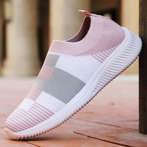 Large Size Breathable Mesh Sock Shoes Women Sneakers Womens Sport Shoes Running Shoes Summer Sports Shoes for Women GMB-1697