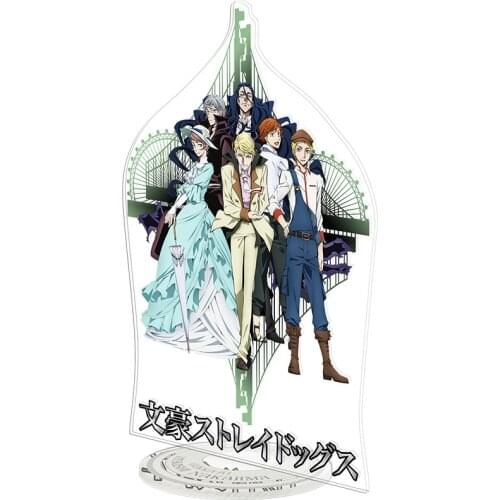 Bungou Stray Dogs 3 Acrylic Stand Model Doll Osamu Dazai Nakajima Atsushi Action figure Toy Keyring Pendant 21cm Animei Fgure