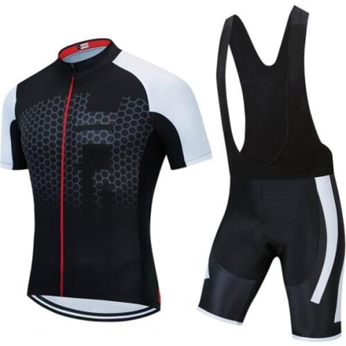 Summer mens sports new cross-country mountain bike breathable and quick-drying short-sleeved cycling suit
