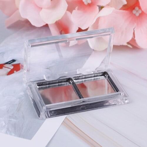 1Set Stainless Steel Empty Magnetic Case Eyeshadow Pigment Palette Pans Makeup Makeup Eye Shadow Pigment Palette Case