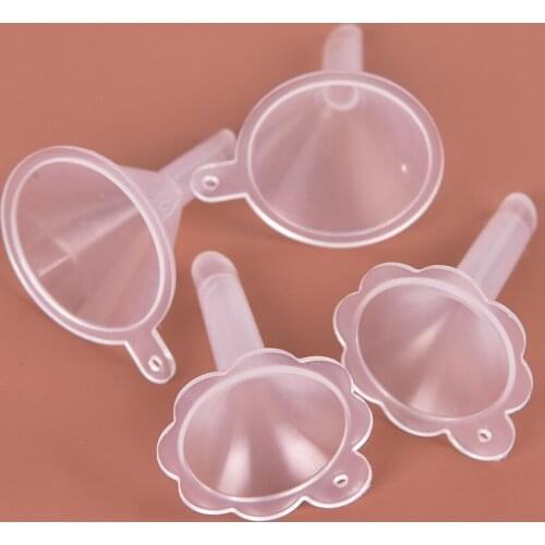 Small Funnels Mini Oil Funnels Kitchen Specialty Tools New Small Plastic For Perfume Diffuser Bottle Mini Liquid Oil Funnels Lab