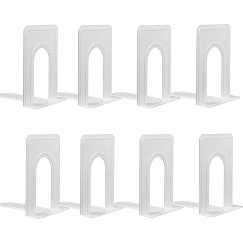 Metal Bookends for Home Office, Book Shelf Holder Home Decorative, Book Ends for Heavy Books,Shelves