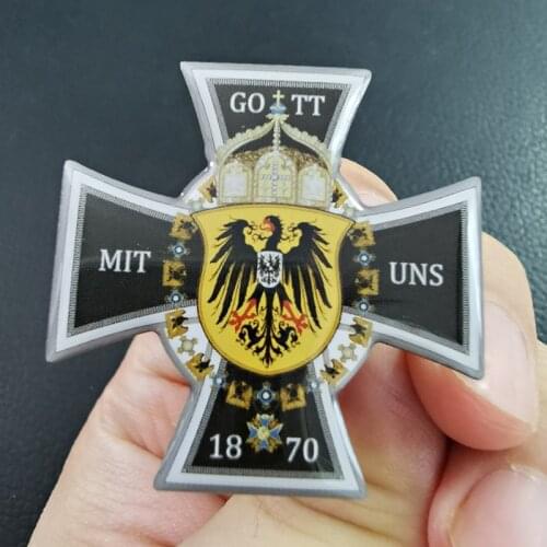 German Contries Eagle Cross Metal Pin