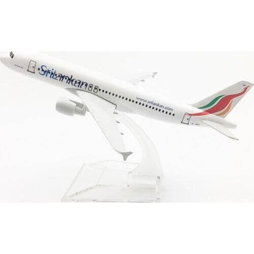 1/400 Alloy Metal Sri Lanka Air Srilankan Airlines Airbus A320 Airways Airplane Model Plane Model Aircraft Kids Gifts 16cm