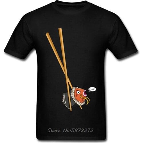 Fashion Men Summer Short Sleeve Cotton TShirt Japan Magikarp Sushi Fish Anime T-Shirt Plus Size Tshirt New Style Tees Tops