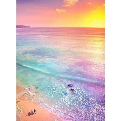 Nature Printed Canvas 11CT Cross Stitch Embroidery Complete Kit DMC Threads Hobby Needlework Handmade Painting Floss Adults