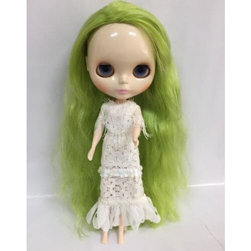 Nude Blyth Doll,green hair 0627 Factory doll Fashion doll Suitable For DIY 25