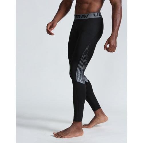 Autumn Men Compression Pants Breathable Elastic Quick-dry Running Tights Workout Athletic Gym Fitness Leggings